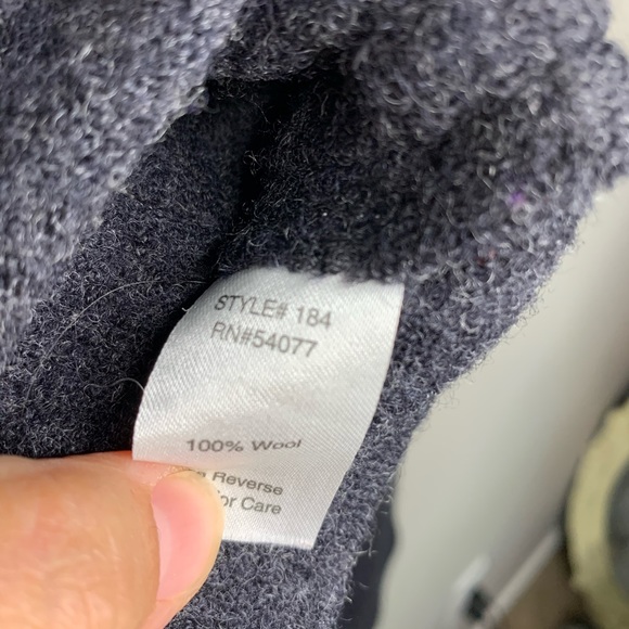 CABI My Fair Charcoal Wool Knit Sweater Jacket - Picture 7 of 10